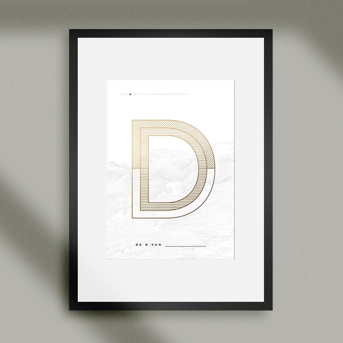 D - Alfabet - Poster