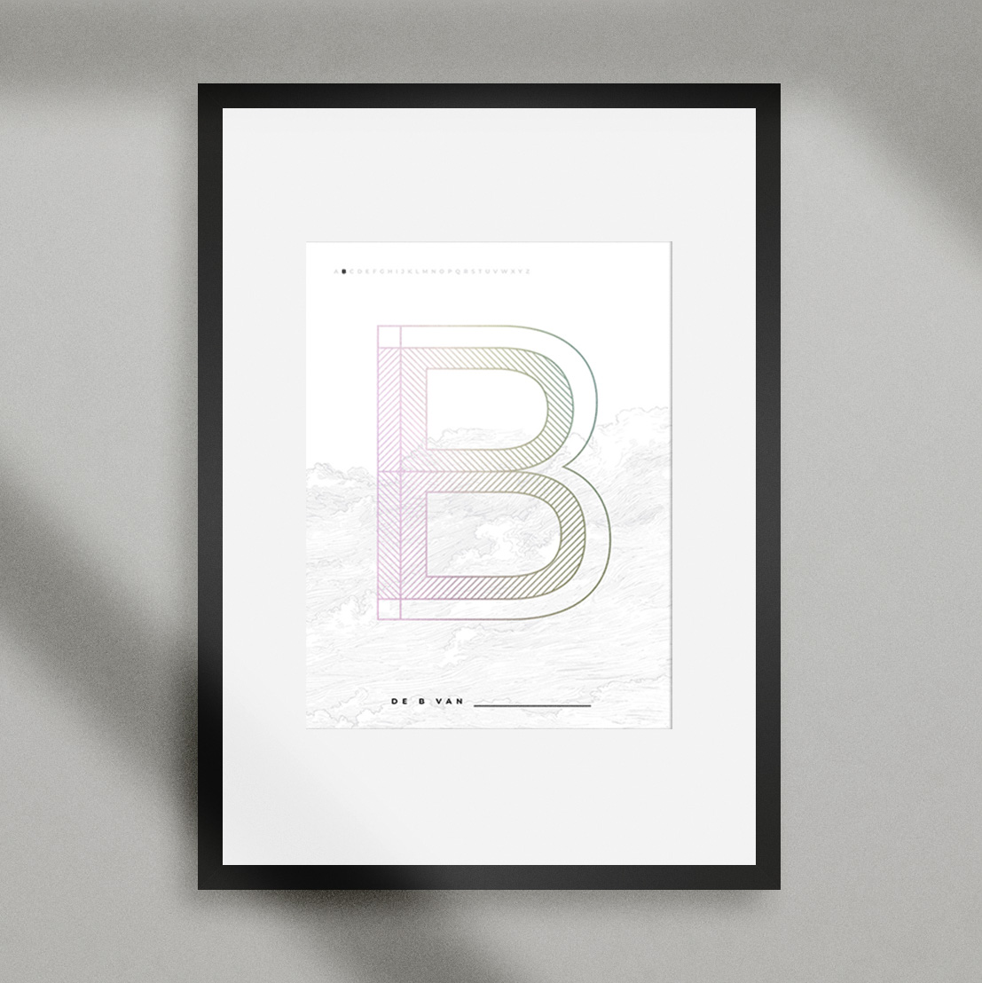B - Alfabet - Poster