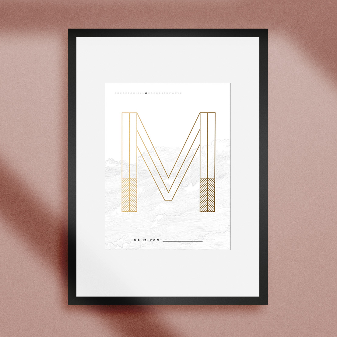 M - Alfabet - poster