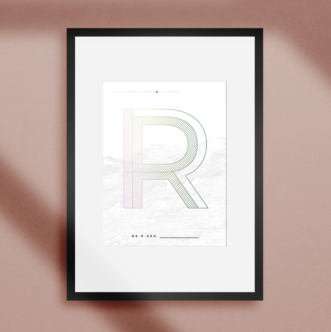 R - Alfabet - poster